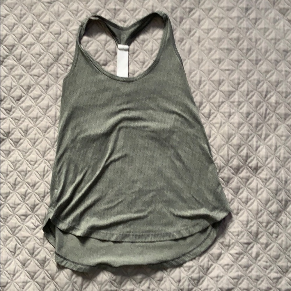 A muscle tee only wore a few times.